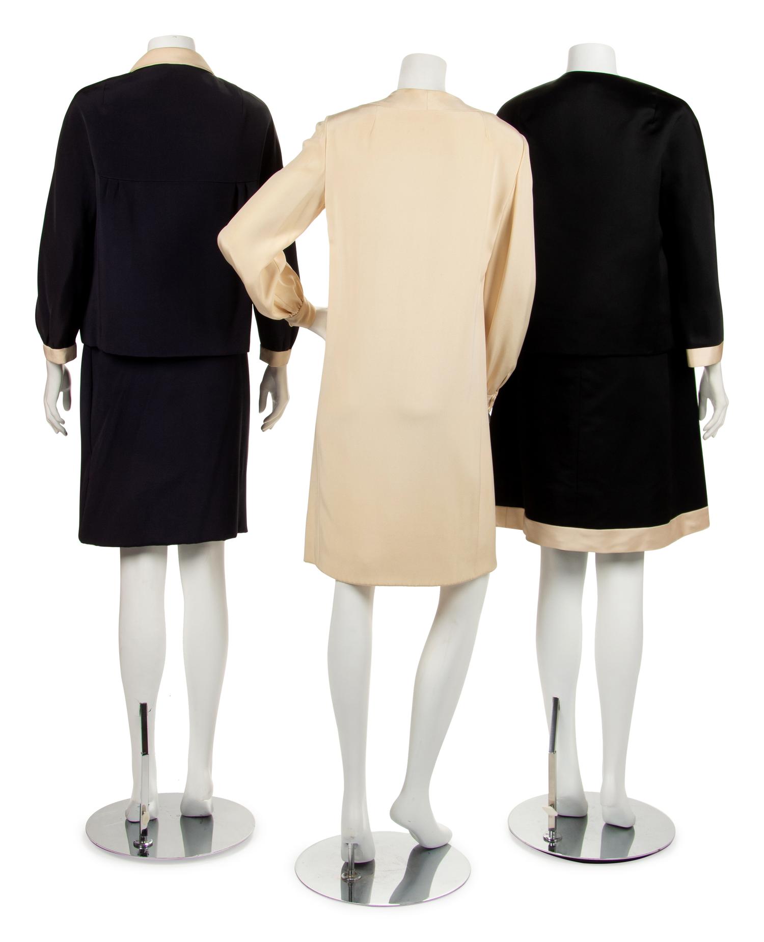 Two Geoffrey Beene Suits and One Dress, 1966