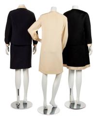 Two Geoffrey Beene Suits and One Dress, 1966
