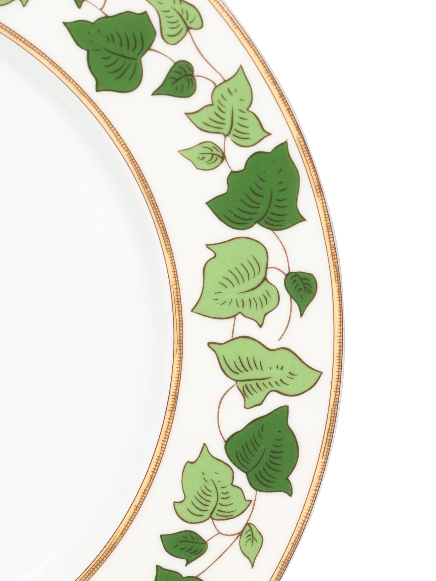 A Set of Pierre Frey for Limoges Les Gloriettes Porcelain Dinner and Salad Plates