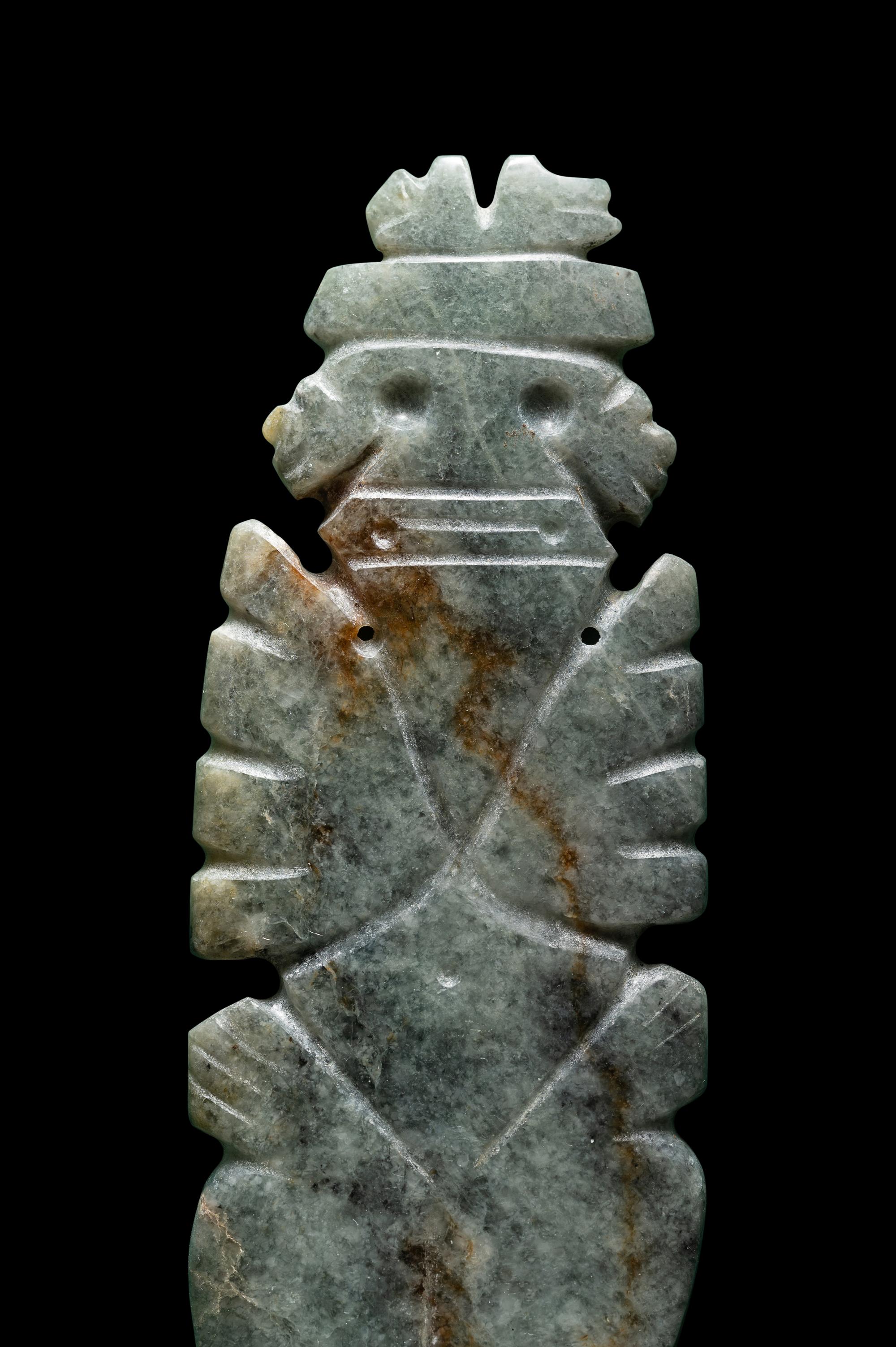 A Nicoya Jade Bird Pendant