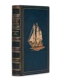 [FORE-EDGE PAINTING]. NORDHOFF, Charles (18878-1947). -- HALL, James Norman (1887-1951). Mutiny on the Bounty. Boston: Little, Brown, and Company, 1932.