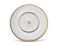 A Rare Royal Worcester Porcelain "Chinoiserie" Reticulated Plate
