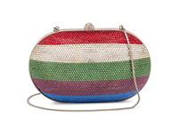 Judith Leiber Striped Oval M inaudière