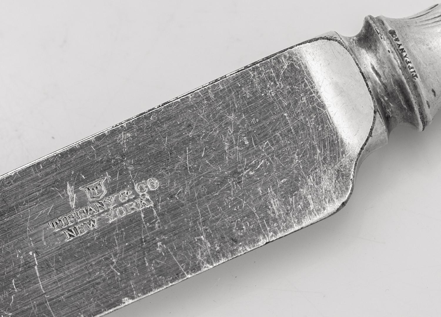 A Tiffany and Co. Florentine Silver Flatware Service
