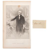 George Washington, Two Words Written in his Hand, Plus