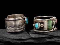 Sterling Silver Abstract Cuff Bracelet, PLUS