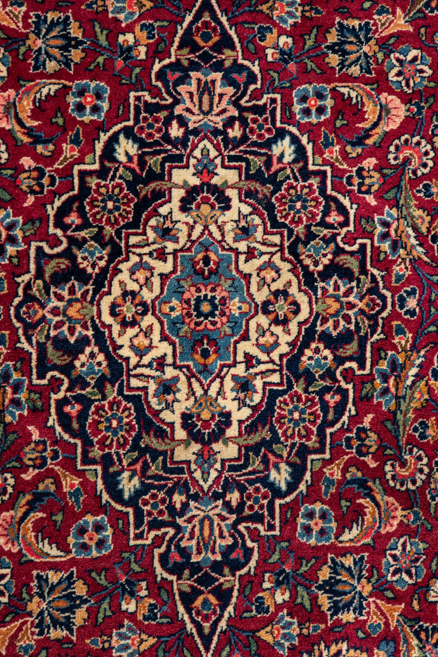 A Kashan Wool Rug