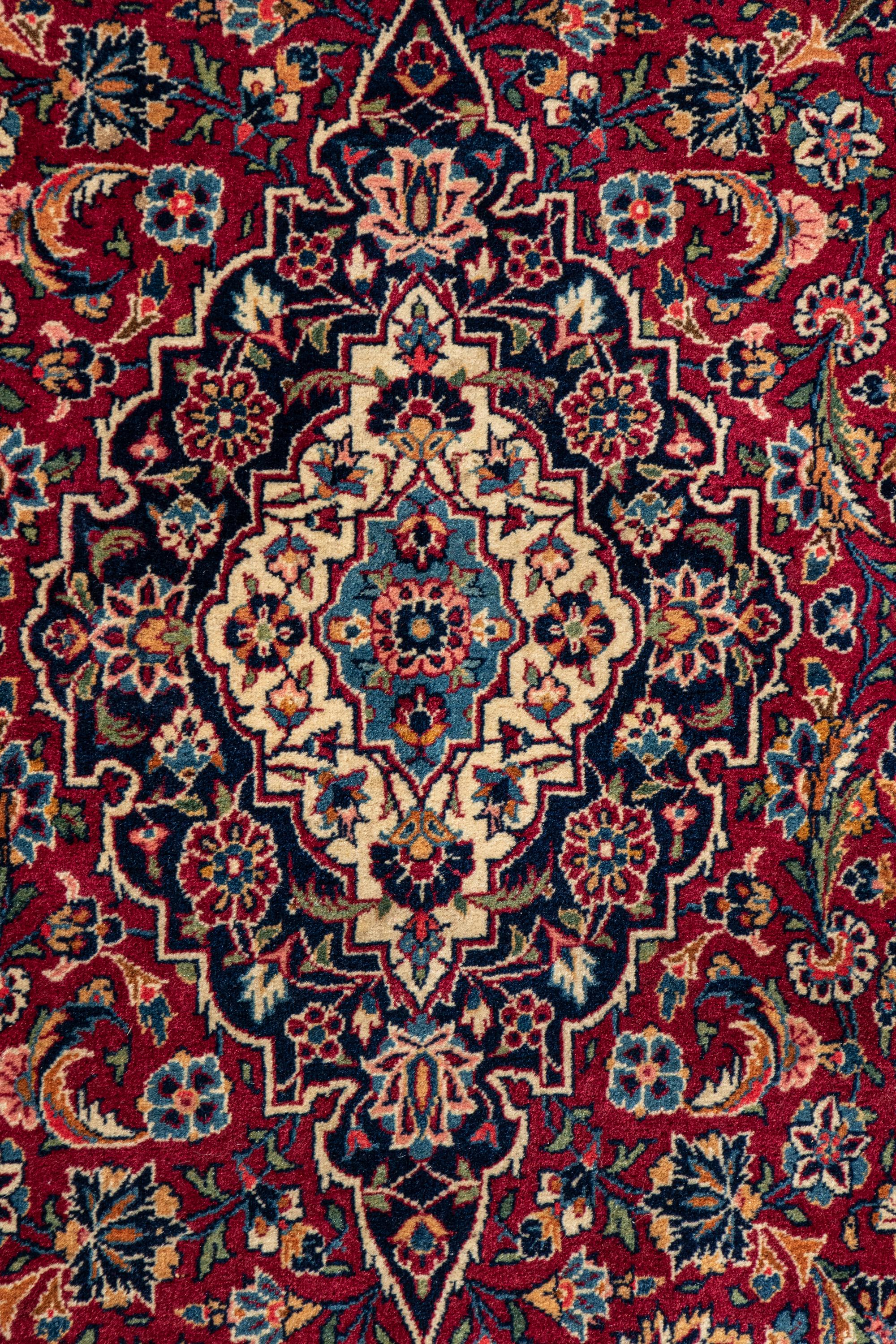 A Kashan Wool Rug