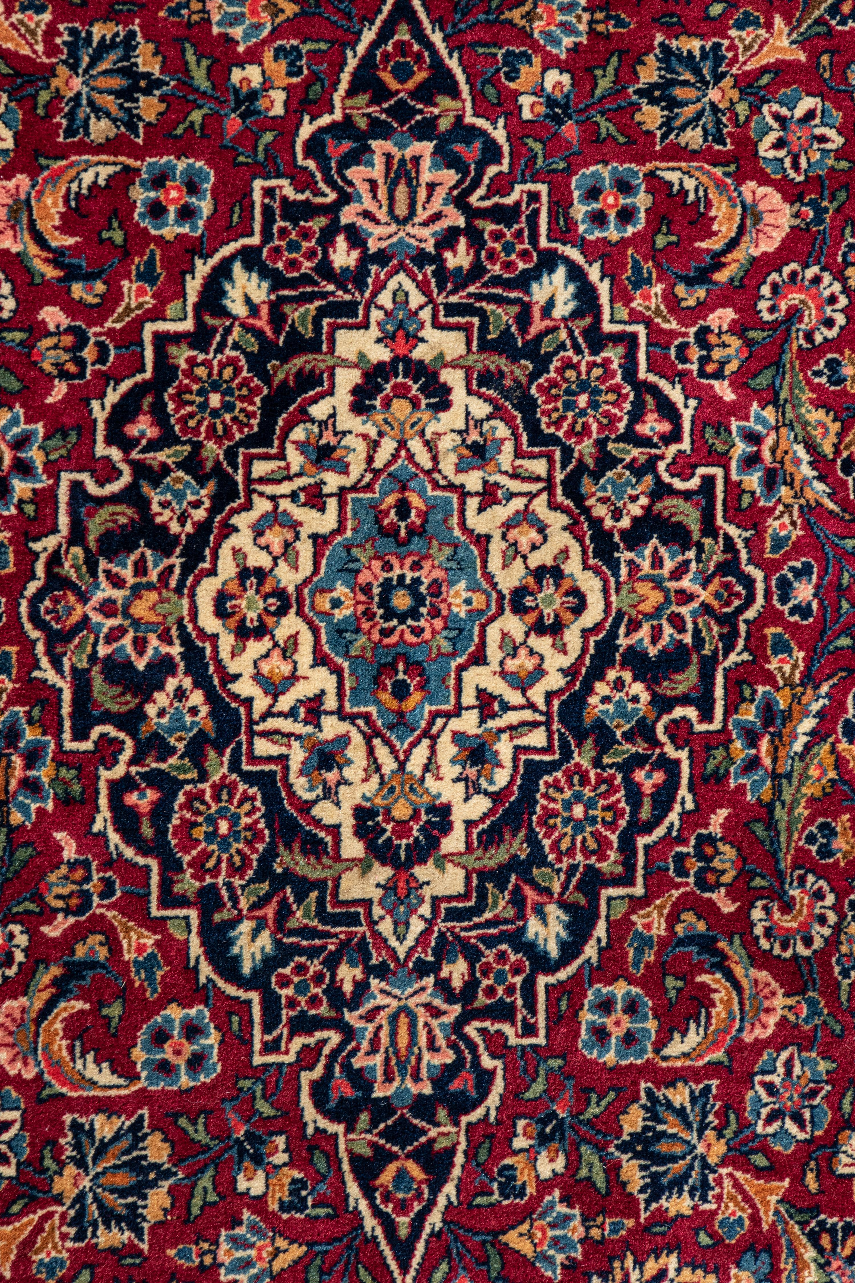 A Kashan Wool Rug