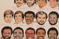 A 1979 Amadeee Wohlschlaeger Original St. Louis Cardinals Team Signed Autograph Artwork from The Collection of Hall of Fame Oklahoma Football Coach Bud Wilkinson