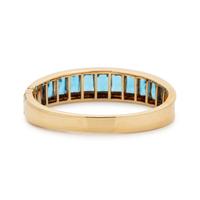 BLUE TOPAZ BANGLE BRACELET