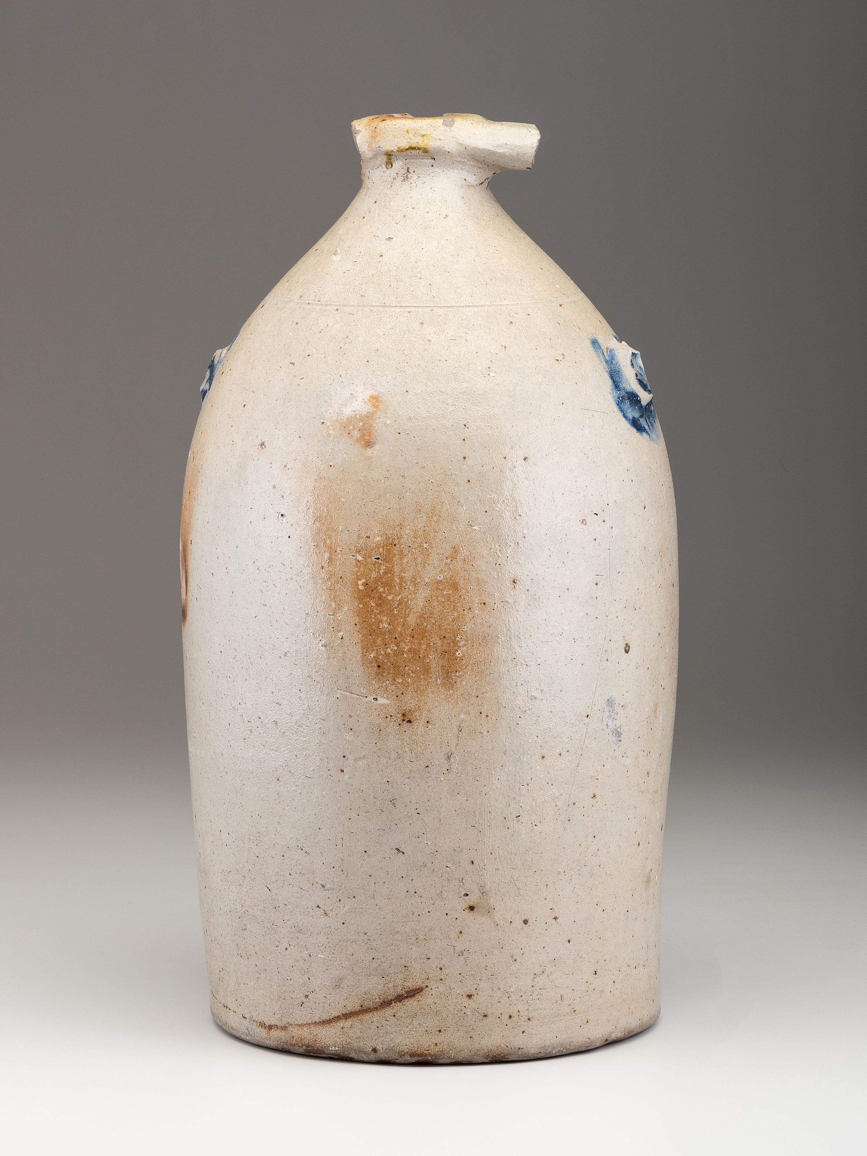 A William Rowley Cobalt Decorated Stoneware Cooler