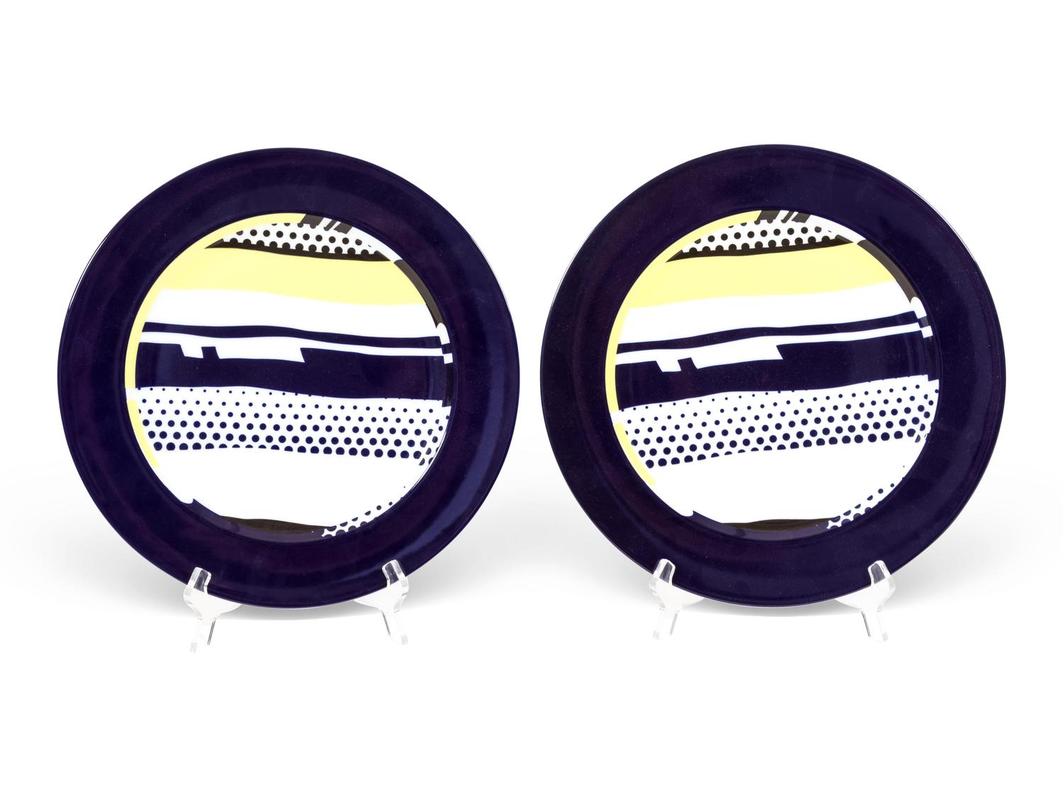 A Set of Rosenthal Porcelain Dinner Plates