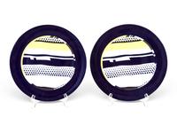 A Set of Rosenthal Porcelain Dinner Plates