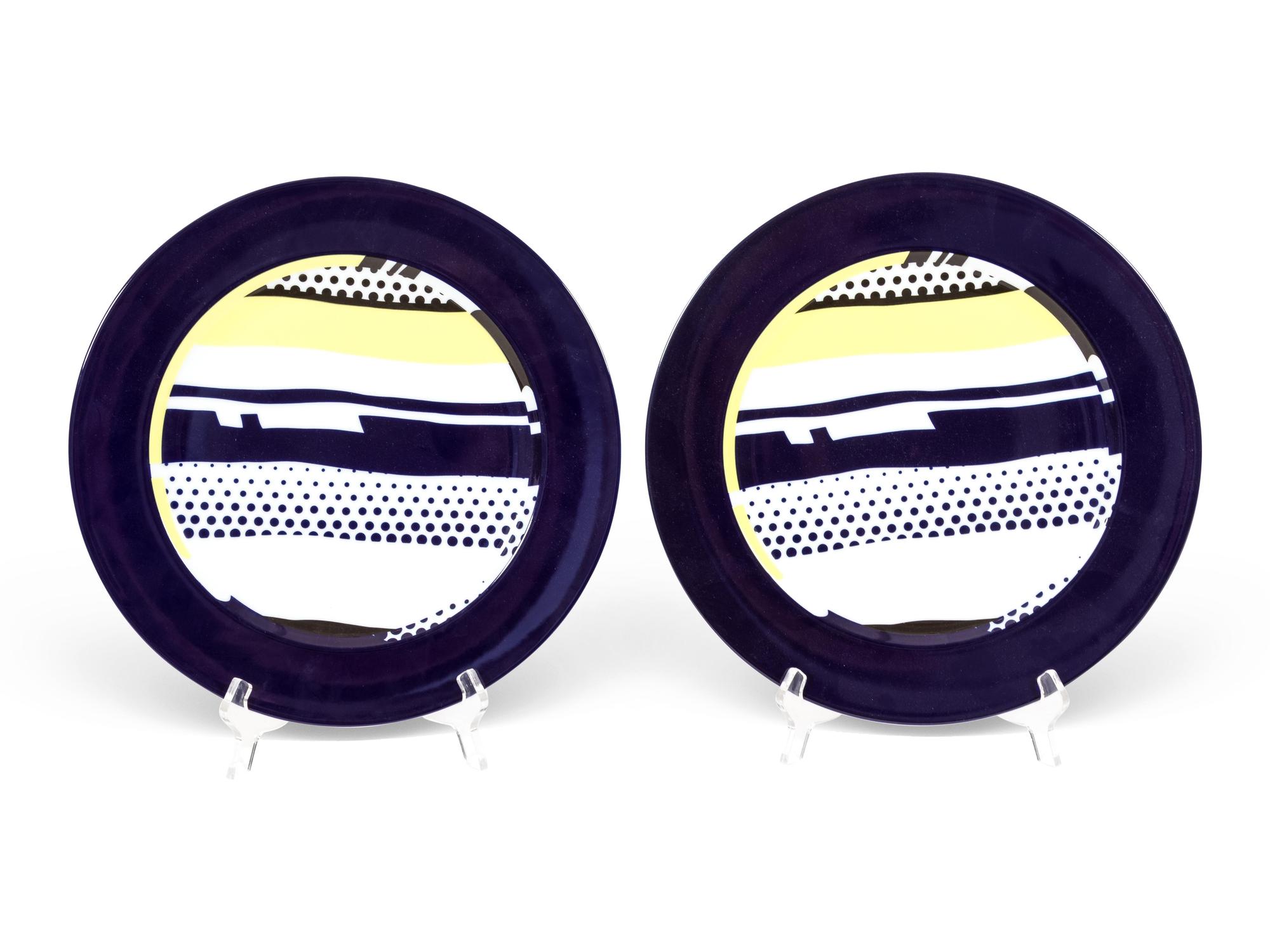 A Set of Rosenthal Porcelain Dinner Plates
