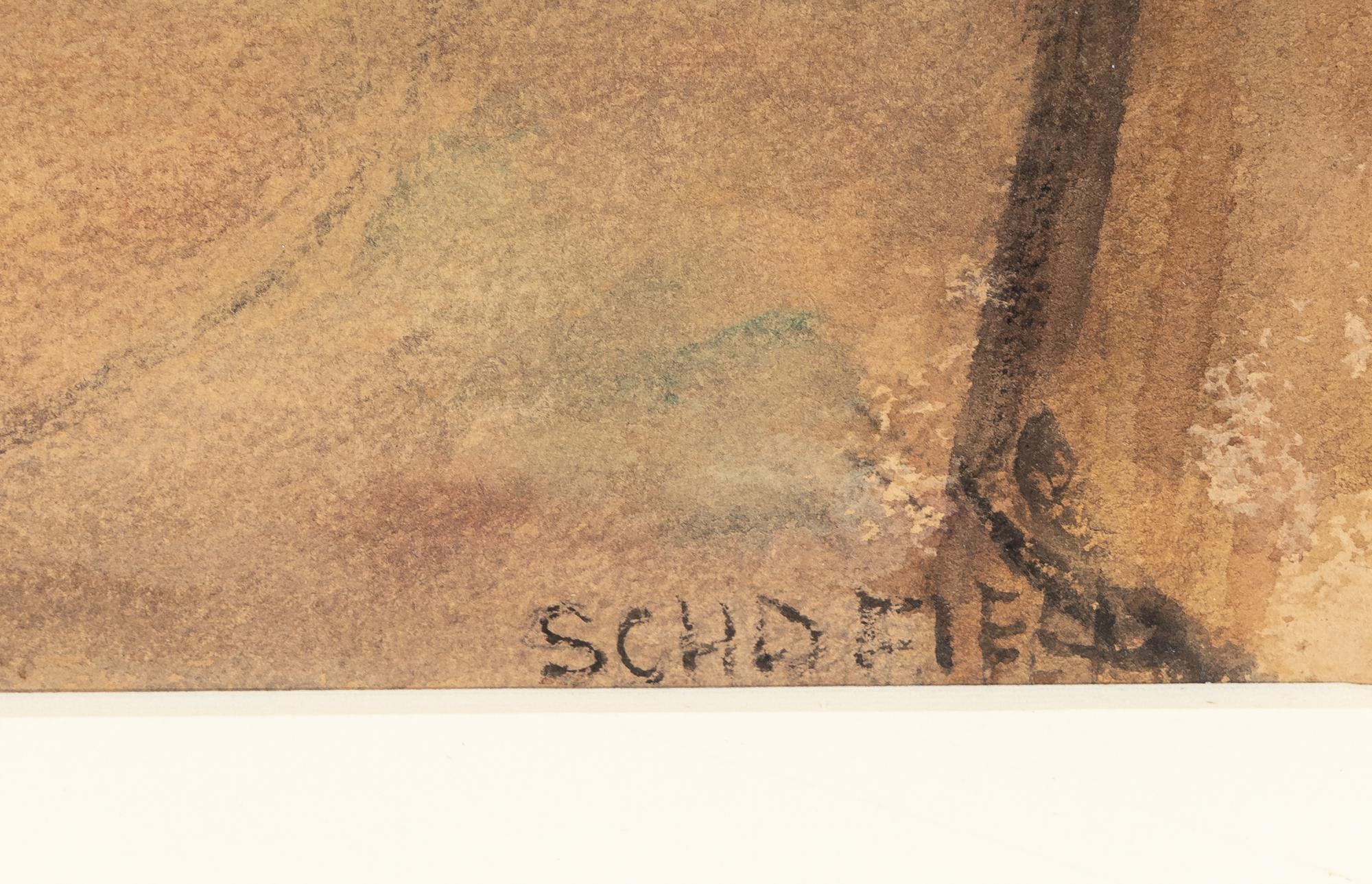 Untitled (Fishermen and Sailboat), c. 1925