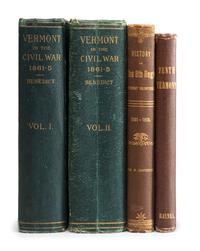 [CIVIL WAR - VERMONT]. A group of histories and regimental histories about Vermont in the Civil War, comprising: