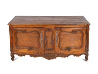 A Louis XV Provincial Carved Walnut Buffet de Chasse