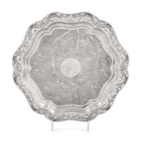 A Chinese Export Silver Salver