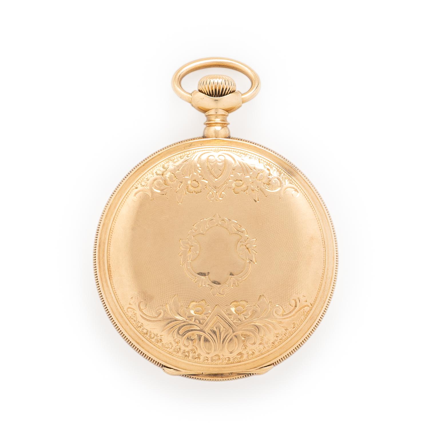 Elgin, 14K Yellow Gold Pocket Watch