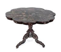 A Japanese Nagasaki Export Lacquer Center Table — 19TH CENTURY
