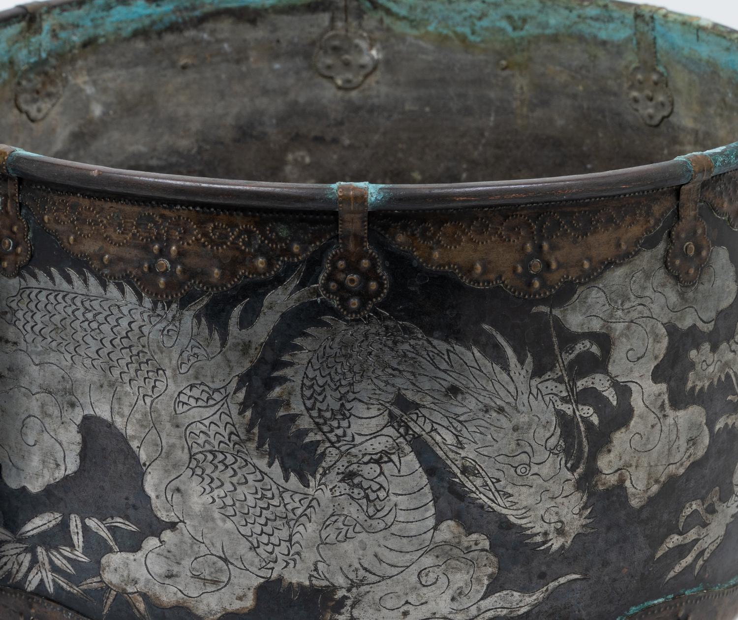 Two Chinese Metal Vessels