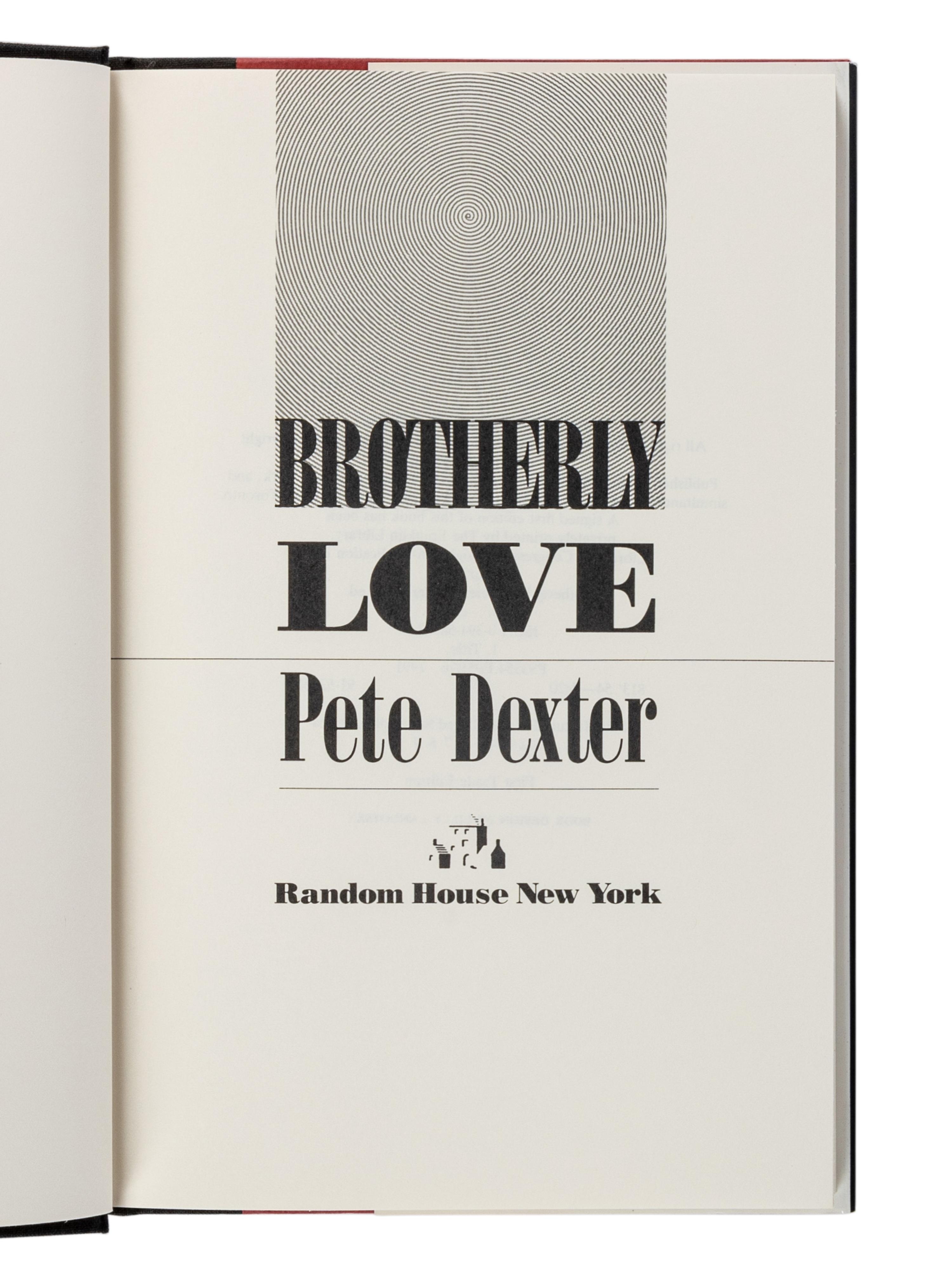 DEXTER, Pete (b. 1943). A group of 4 SIGNED FIRST EDITIONS, comprising: