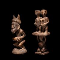 Two African Wood Figures