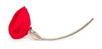 A Sterling Silver and Silk Amapola Brooch, Elsa Peretti for Tiffany & Co., 6.40 dwts.