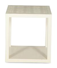 A Five-Piece Group of White Lacquered Furniture