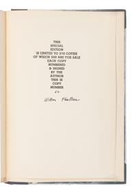 FAULKNER, William (1897-1962). Pylon . New York: Harrison Smith and Robert Haas, 1935.