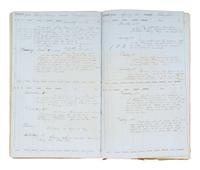 [MARITIME]. Log of the Barques Wavelet , Looling , and J.H. Wills documenting journeys in East Asia, ca 1862-1865. [ With: ] Notebook containing sea shanties and sketches of ships, ca 1862-63.