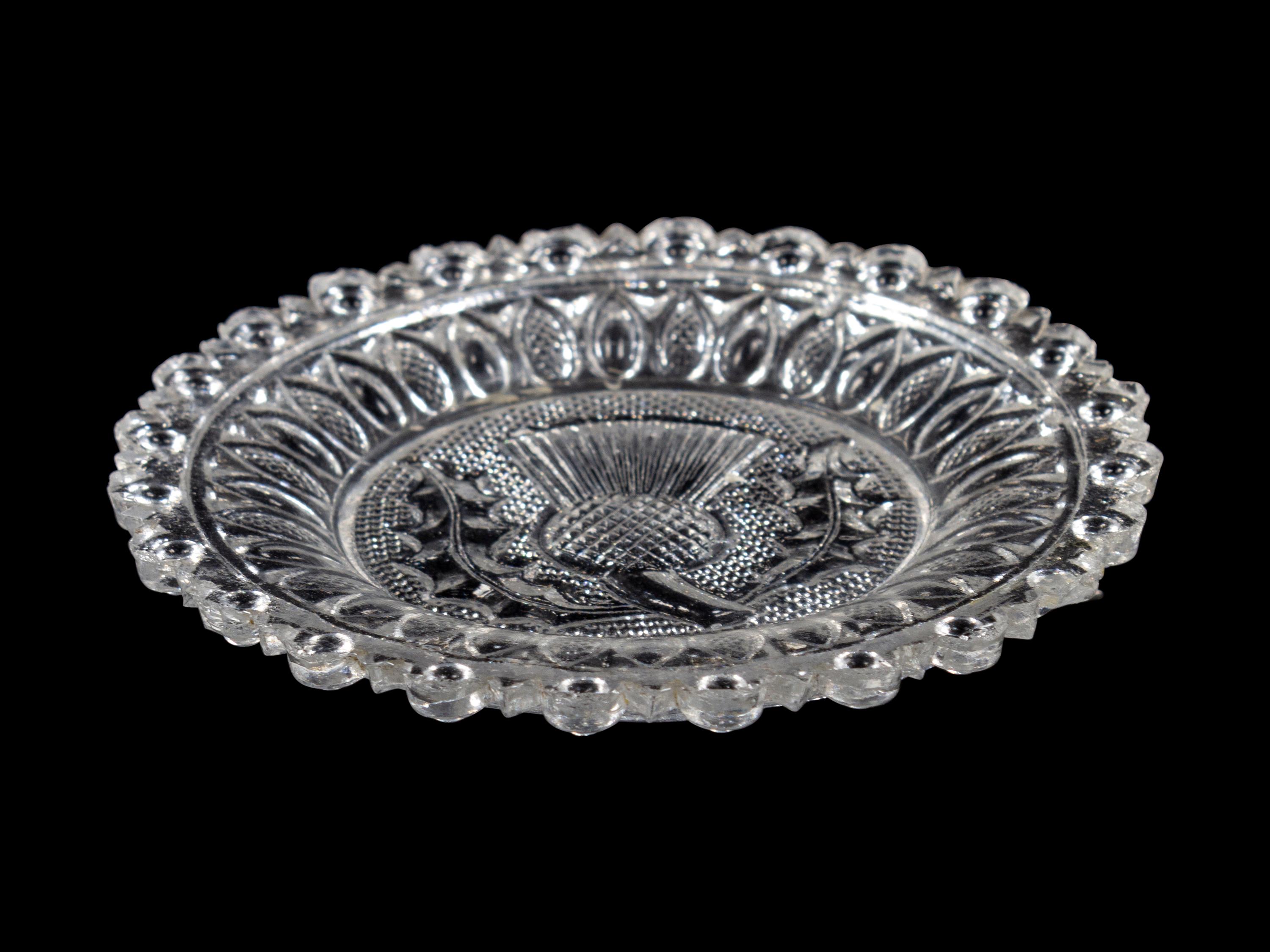 An American Pressed Glass Plate