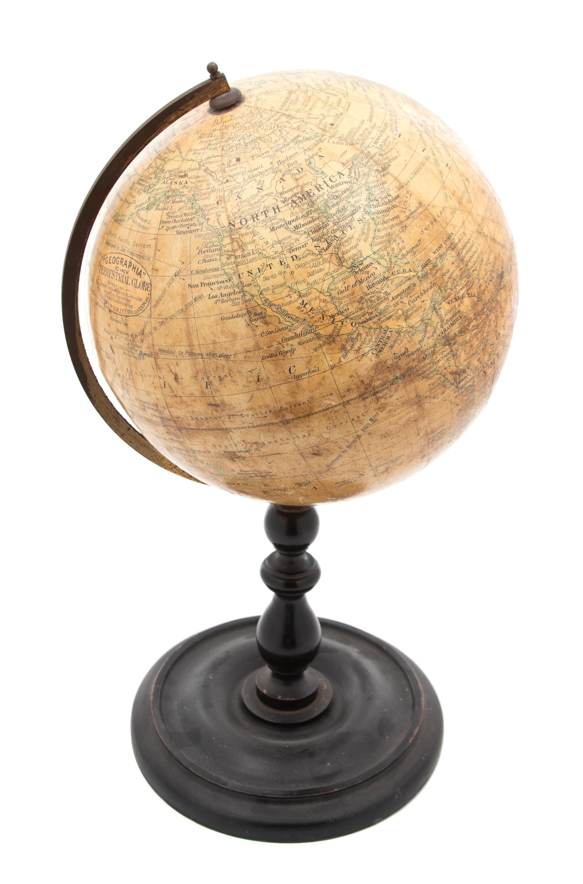 A Geographia 10-Inch Terrestrial Globe