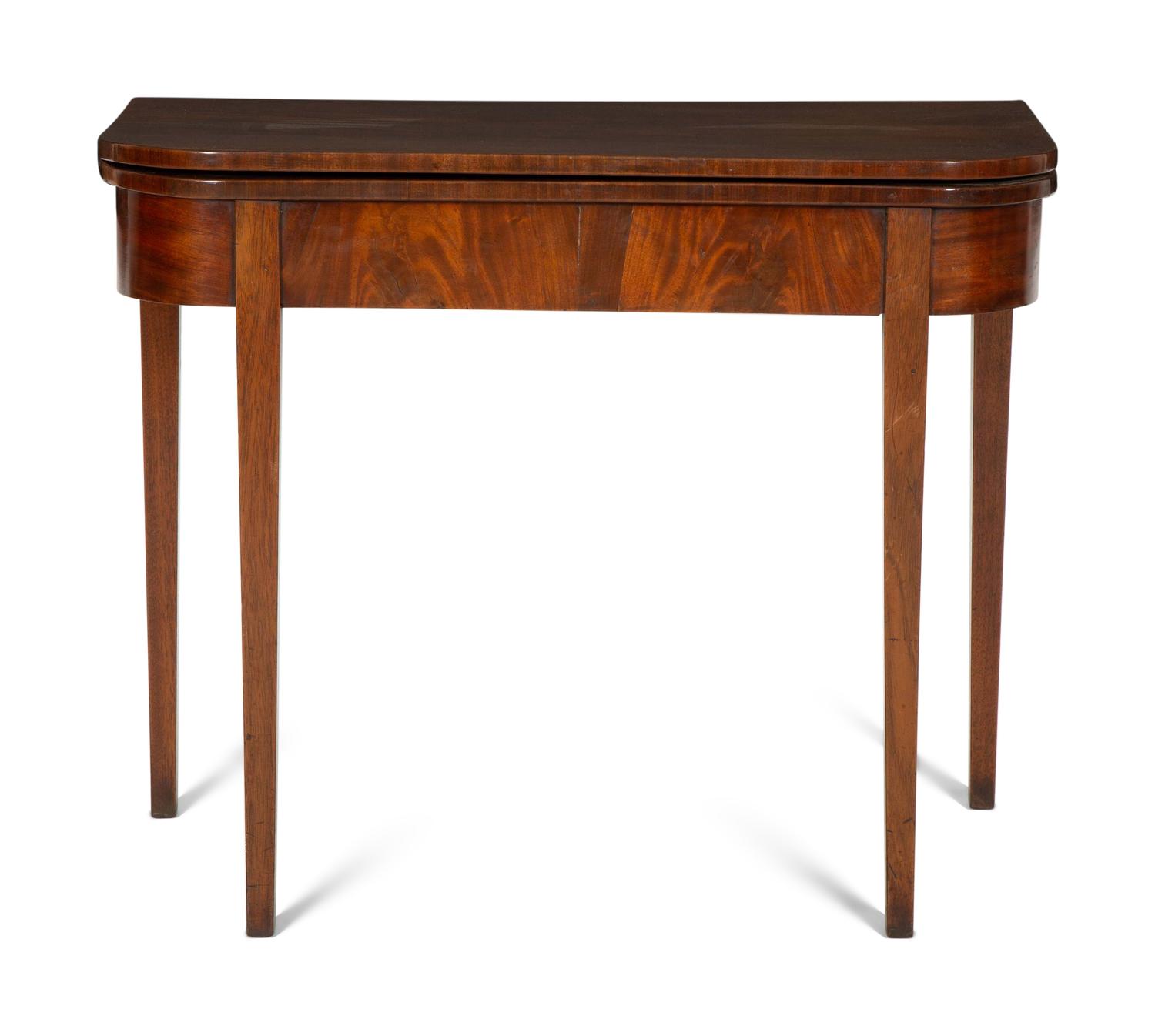 A George III Mahogany Flip Top Card Table
