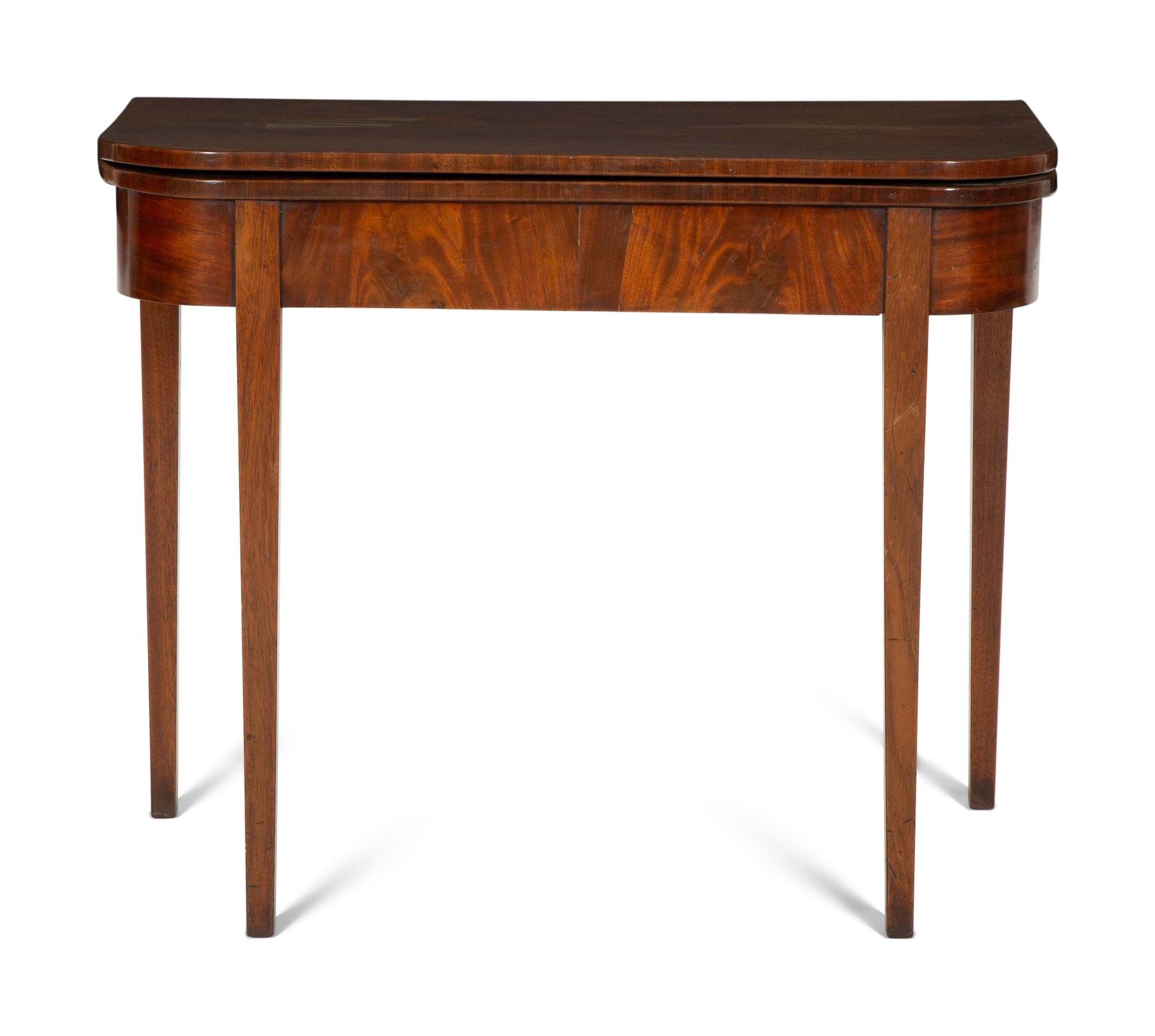 A George III Mahogany Flip Top Card Table
