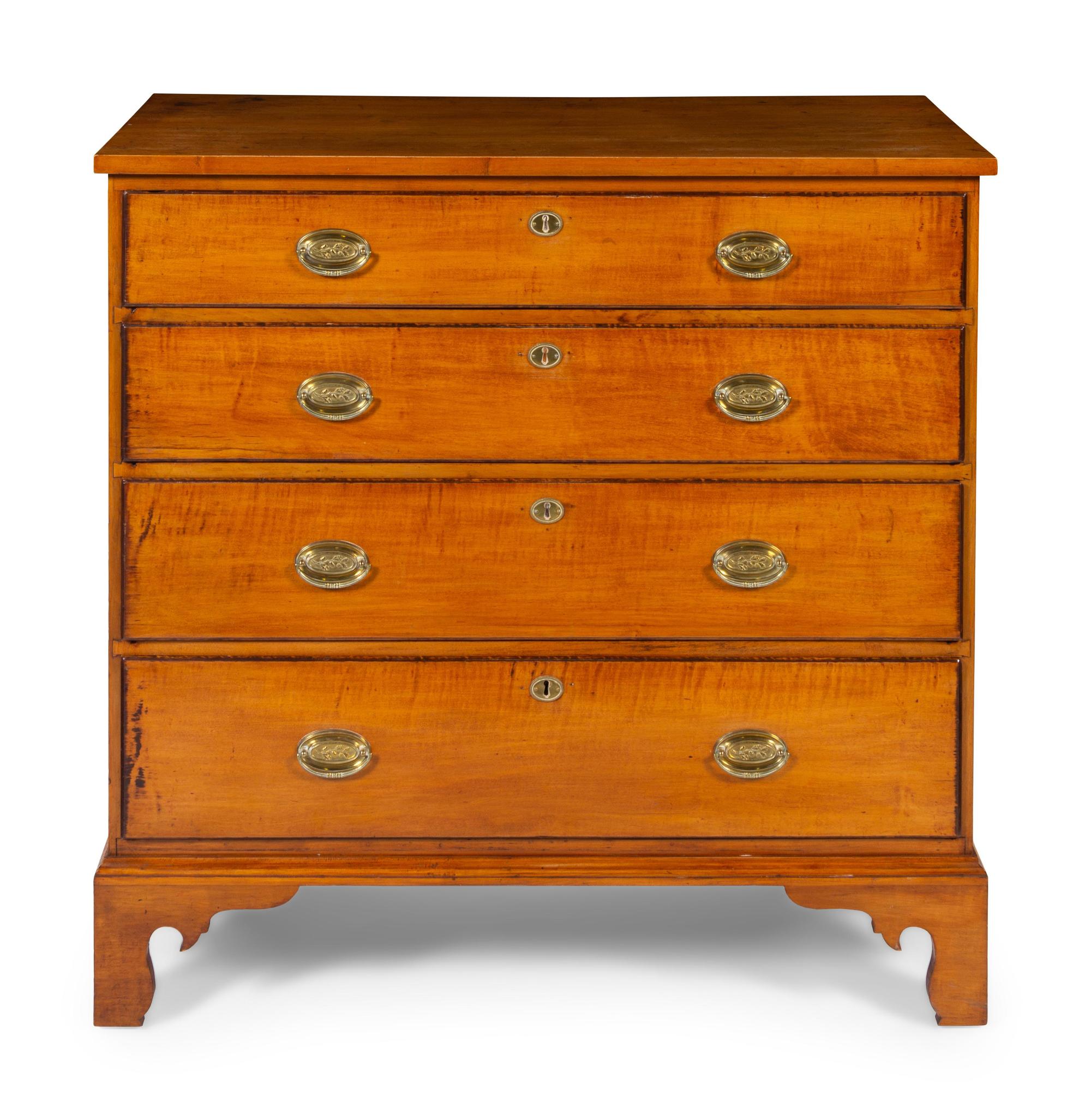 A Chippendale Maple Chest of Drawers