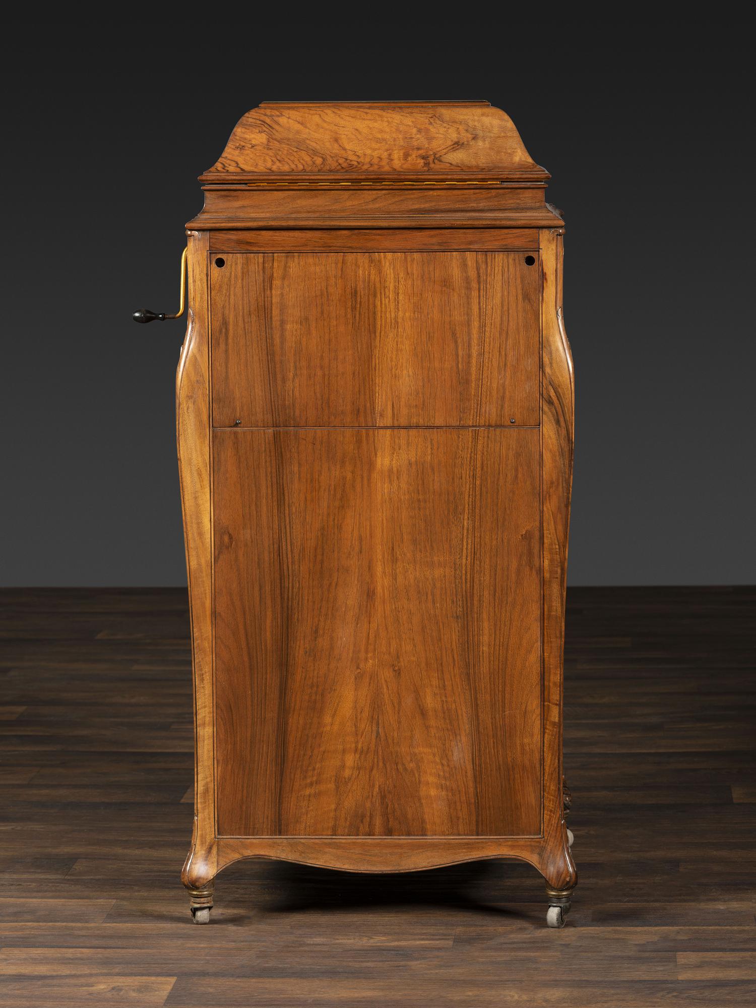 A Victrola XVI Circassian Walnut Phonograph