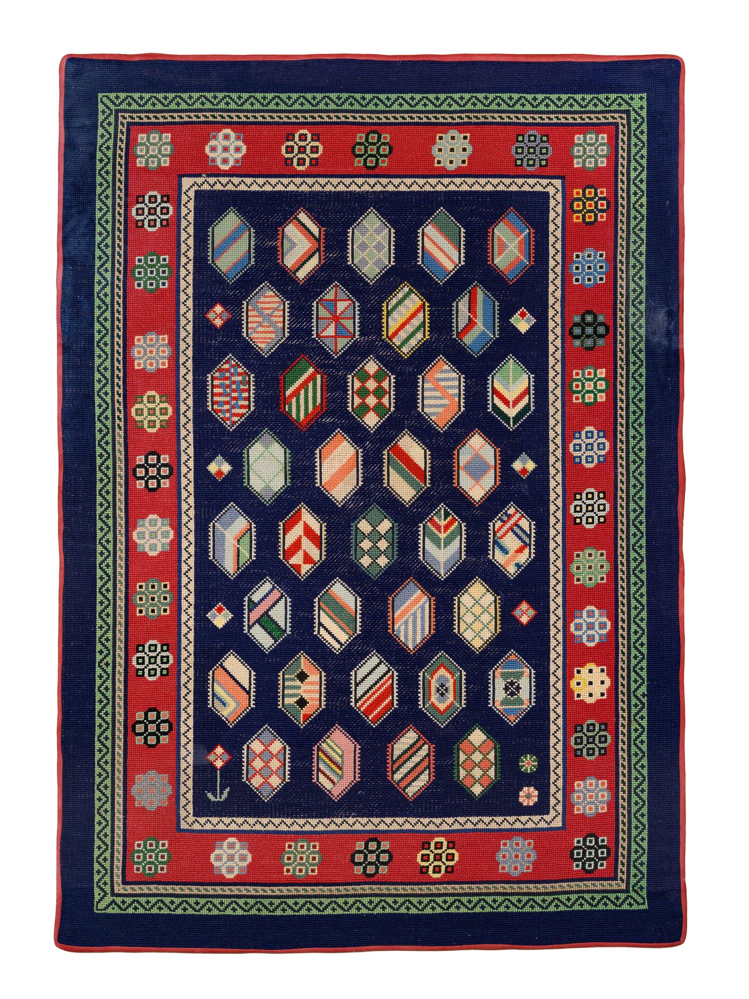 A Decorative Needlepoint Panel
