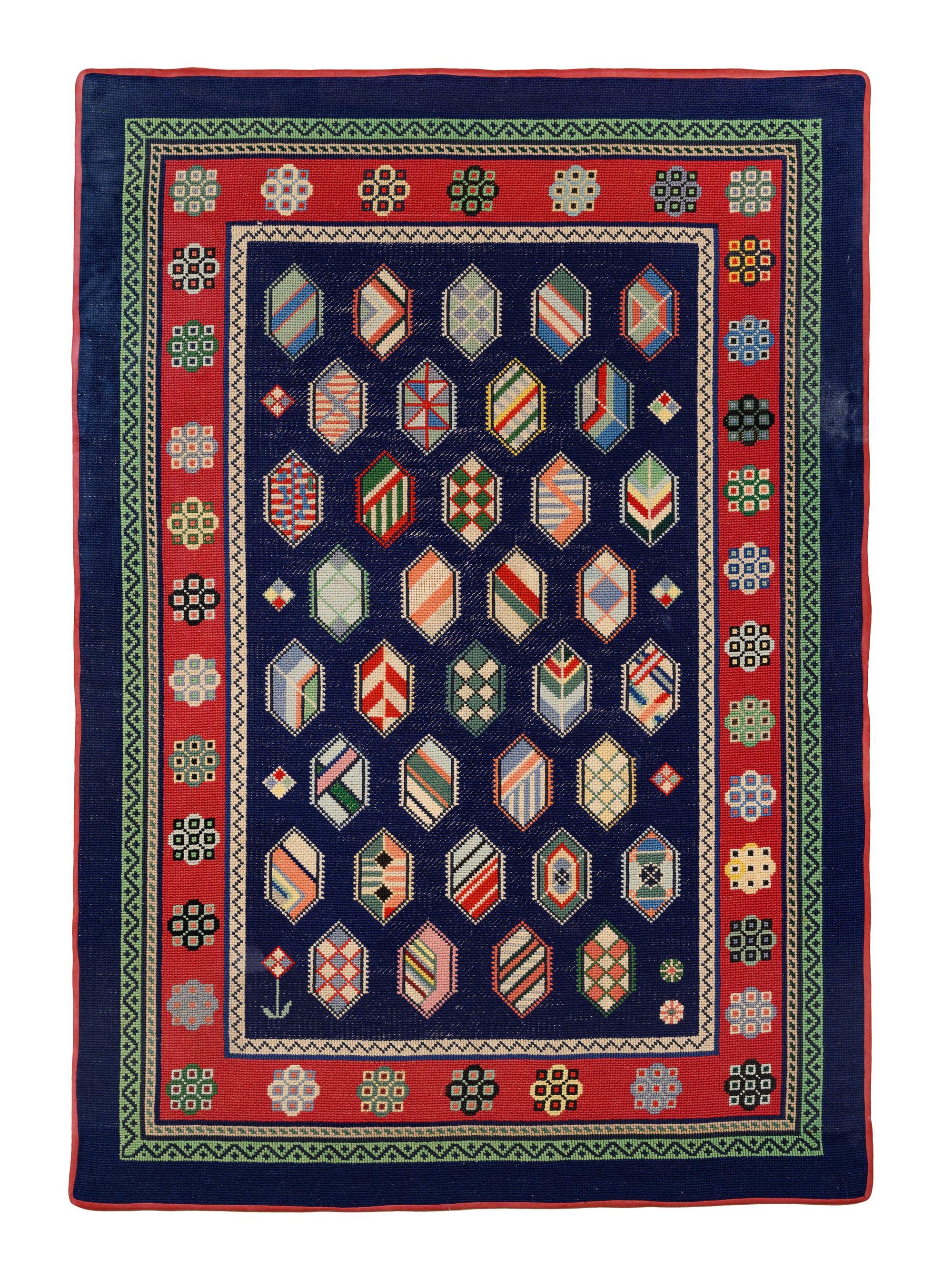 A Decorative Needlepoint Panel