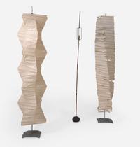 Isamu Noguchi, (American, 1904-1988) Group of "Akari" Light Sculptures / Floor Lamps, Japan, circa 1960s