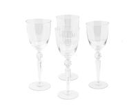 26 Riedel Crystal Stemmed Wine Glasses — 20TH CENTURY