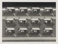 Roger Brown (American, 1941-1997) — Talk Show Addicts (from A.G.B. 1+10 Portfolio), 1993