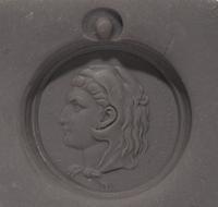 A Neoclassical Gold and Carnelian Pendant with a Portrait Head of Alexander the Great as Hercules
