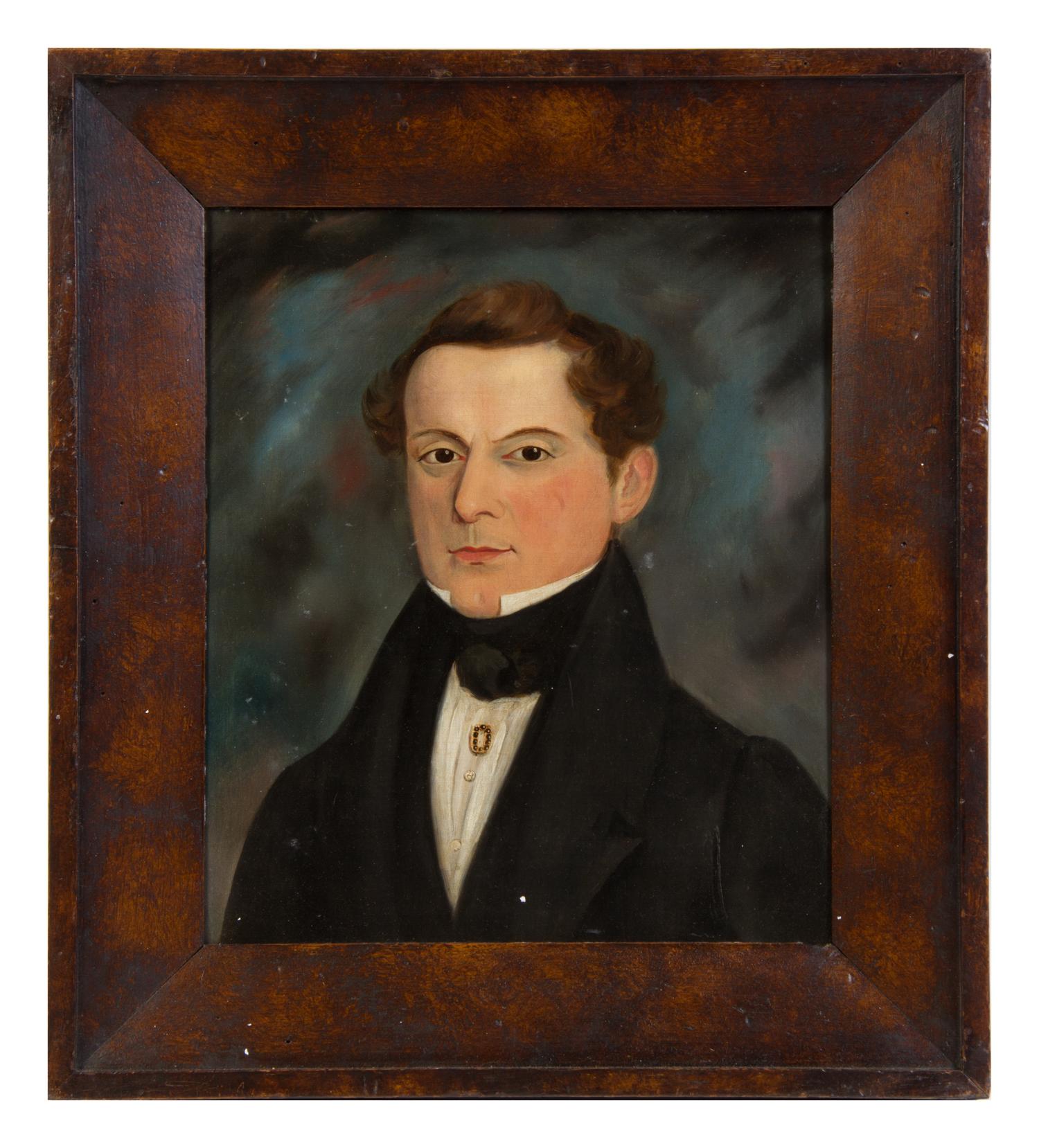 Artist Unknown, (American/British, 19th Century), Portraits of a Mother, Father and Children (four works)