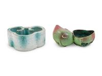 Two Chinese Famille Rose Porcelain Scholar's Objects