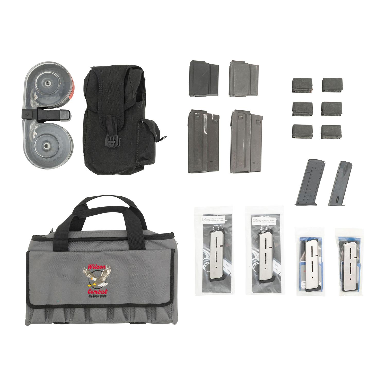 Large Group of Mixed Pistol and Rifle Magazines