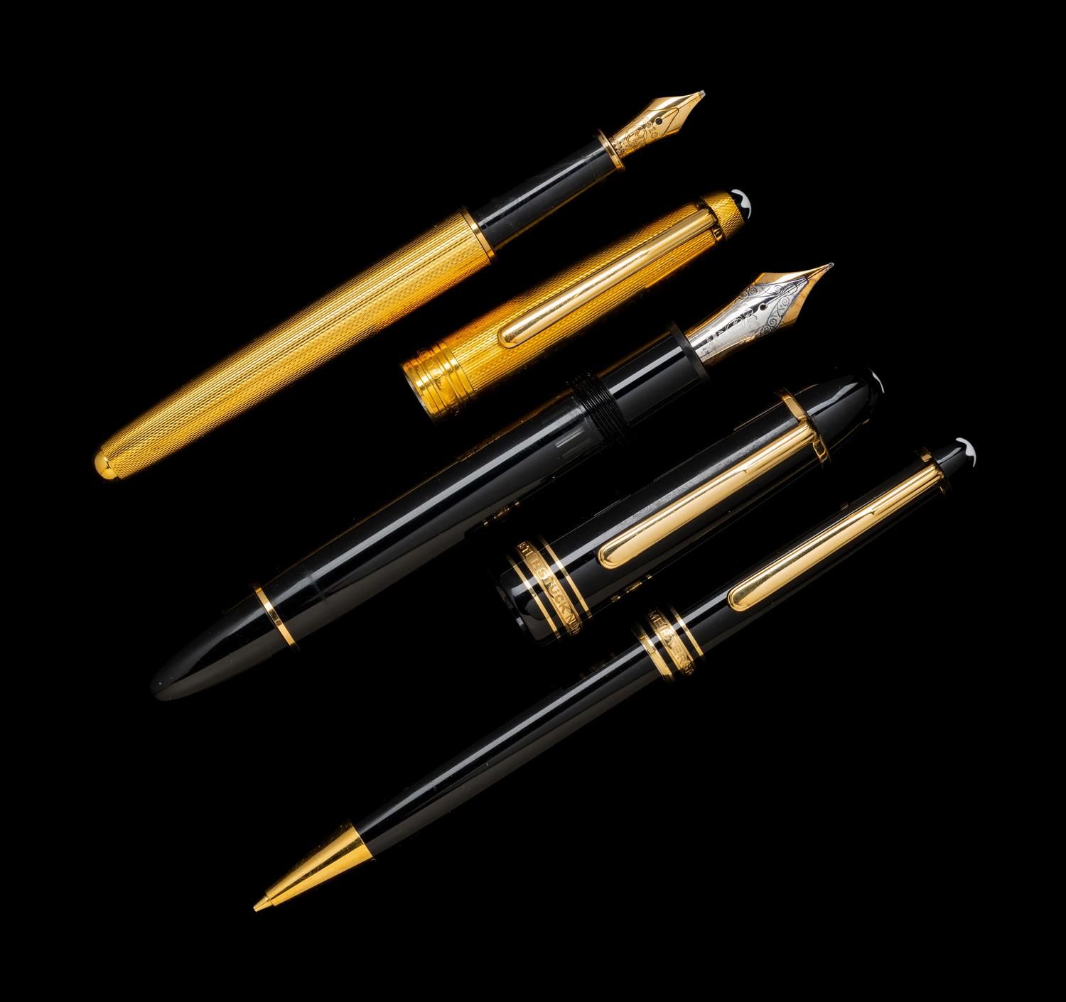 A Group of Three Montblanc Writing Instruments