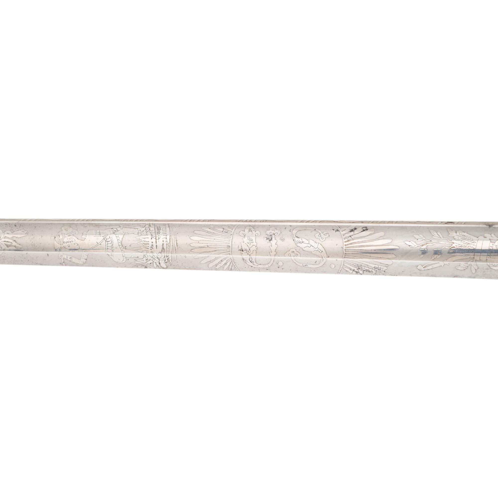 Two Presentation Swords to Lieutenant and Colonel (General) Gershom Mott, An Ames 1840 Officers Sword and an Ames 1850 Foot Officers Sword