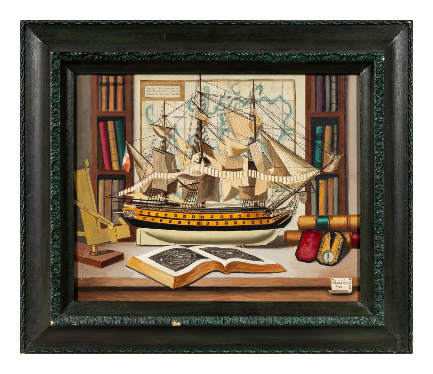 Still Life with Ship Model